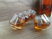 Load image into Gallery viewer, Revolving Glasses + Wood Coaster Set (6 Pieces)