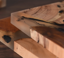 Load image into Gallery viewer, Revolving Glasses + Wood Coaster Set (6 Pieces)